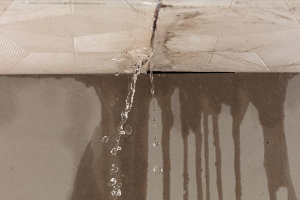 Professional Burst Pipe Cleanup technician working in Thorndike, MA